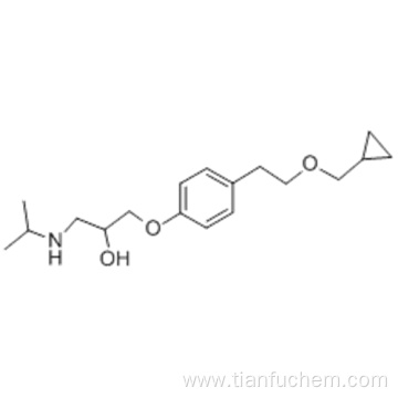 2-Propanol,1-[4-[2-(cyclopropylmethoxy)ethyl]phenoxy]-3-[(1-methylethyl)amino]- CAS 63659-18-7